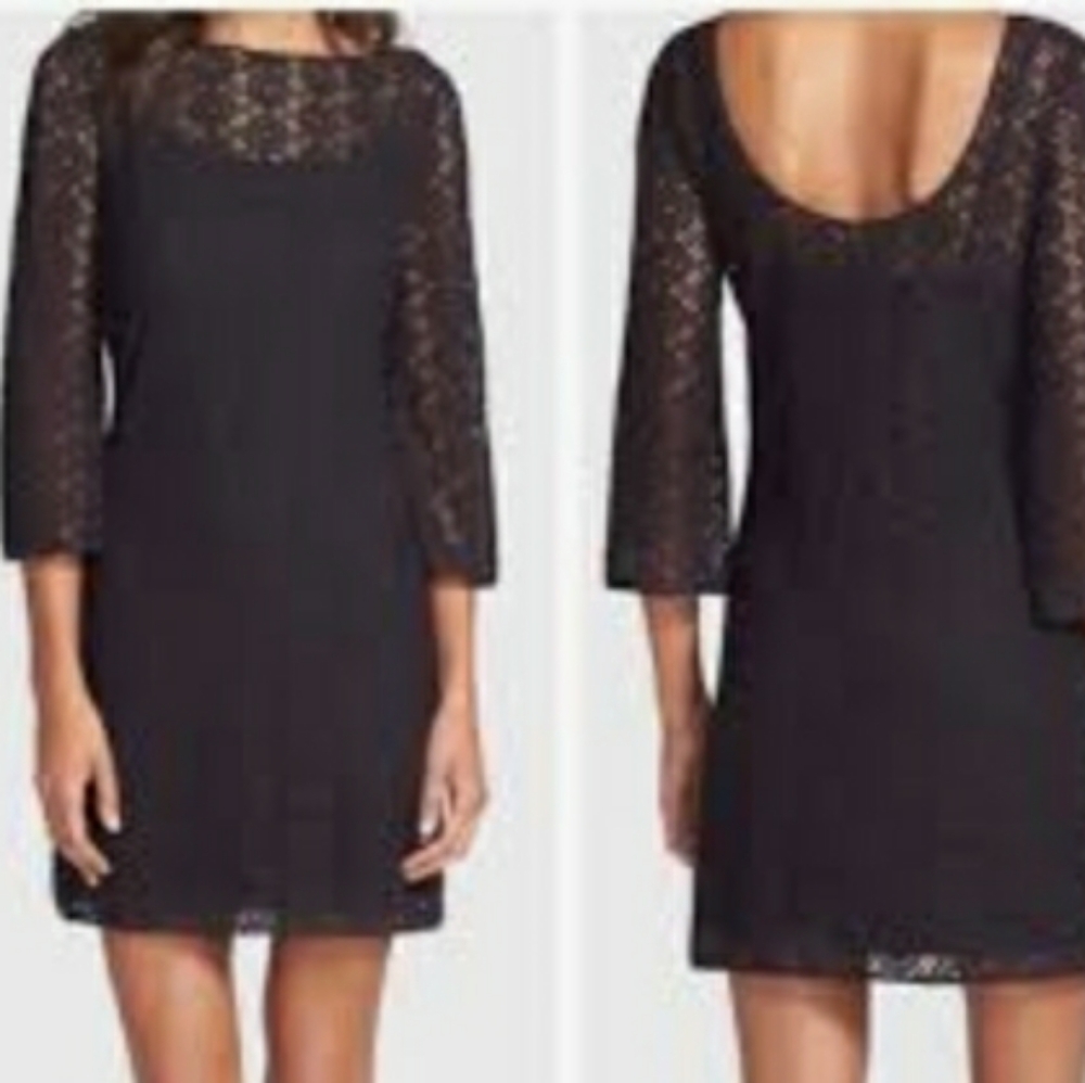 Lilly black lace dress